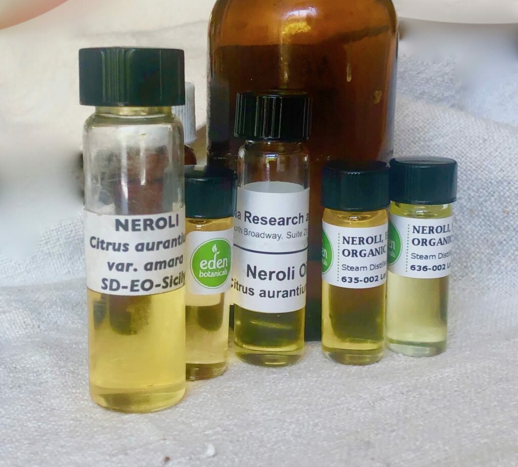 6 different Neroli  oils